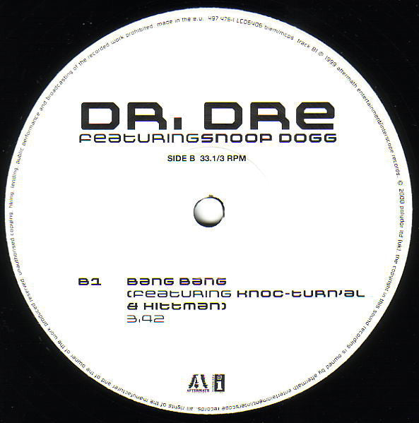 Dr. Dre Featuring Snoop Dogg : The Next Episode (12", Single)