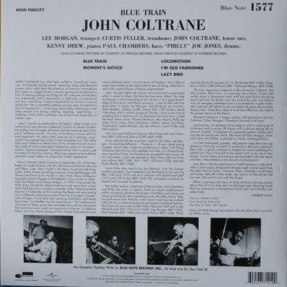 John Coltrane : Blue Train (LP, Album, RE, 180)