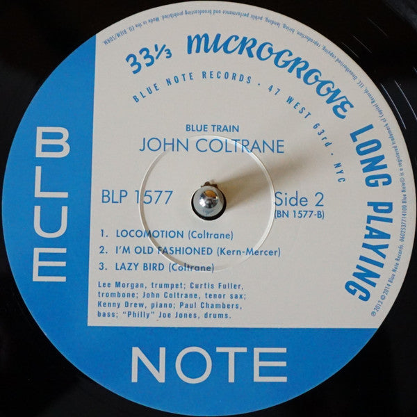 John Coltrane : Blue Train (LP, Album, RE, 180)