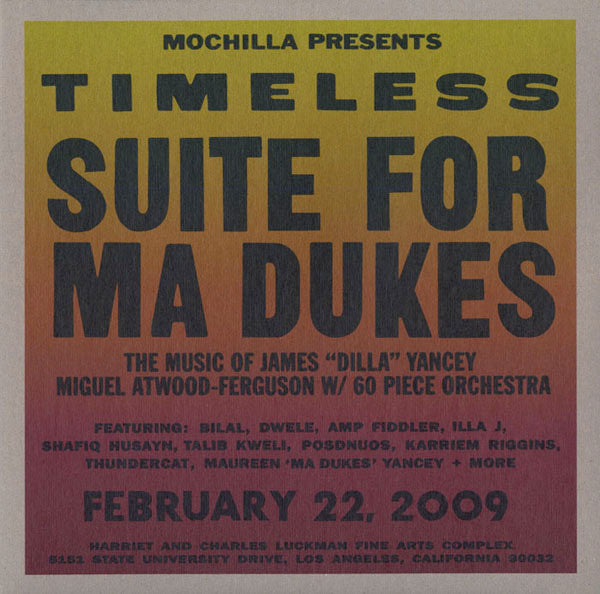 Miguel Atwood-Ferguson : Mochilla Presents Timeless: Suite For Ma Dukes - The Music Of James "J Dilla" Yancey (2xLP, Album)