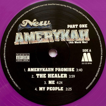 Erykah Badu : New Amerykah: Part One (4th World War) (2xLP, Album, RE, Pur)