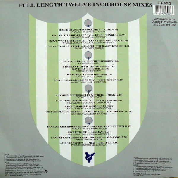 Various : Jack Trax - The Third Album (2xLP, Album, Comp)