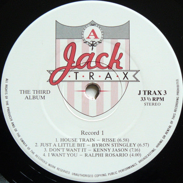 Various : Jack Trax - The Third Album (2xLP, Album, Comp)
