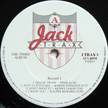 Various : Jack Trax - The Third Album (2xLP, Album, Comp)
