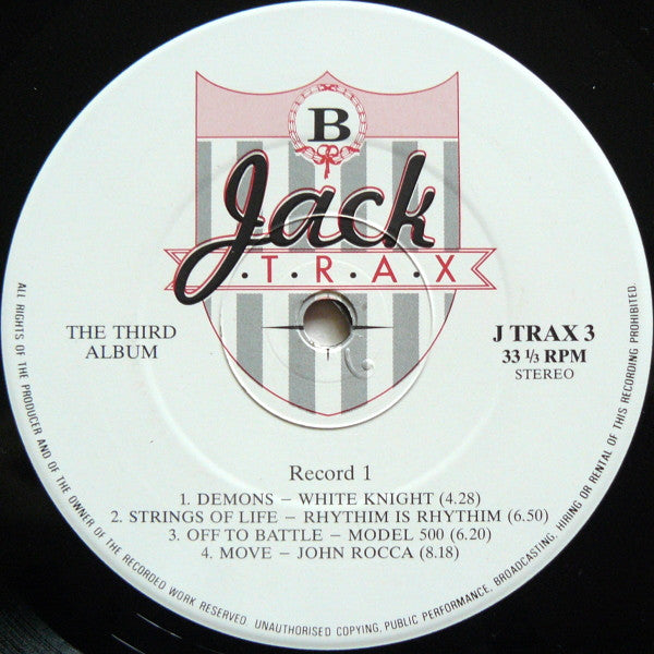 Various : Jack Trax - The Third Album (2xLP, Album, Comp)