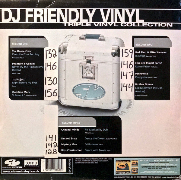 Various : Slammin' Vinyl Present  Absolute Classic Hardcore (3x12", Comp)