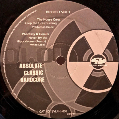 Various : Slammin' Vinyl Present  Absolute Classic Hardcore (3x12", Comp)