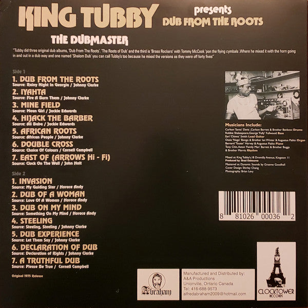 King Tubby : Presents Dub From The Roots (LP, Album, RE, Smo)