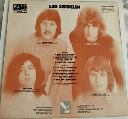 Led Zeppelin : Led Zeppelin (LP, Album, RE, RP, Cro)