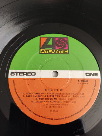 Led Zeppelin : Led Zeppelin (LP, Album, RE, RP, Cro)