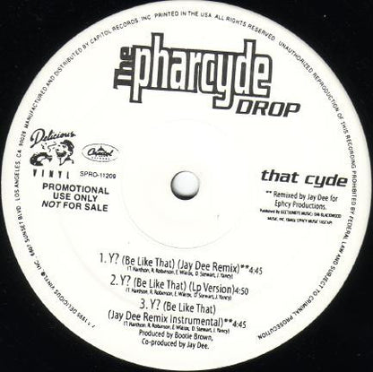 The Pharcyde : Drop (12", Promo)