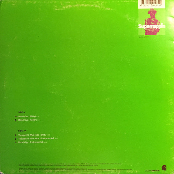 Phife Dawg : Bend Ova / Thought U Wuz Nice (12", Single)