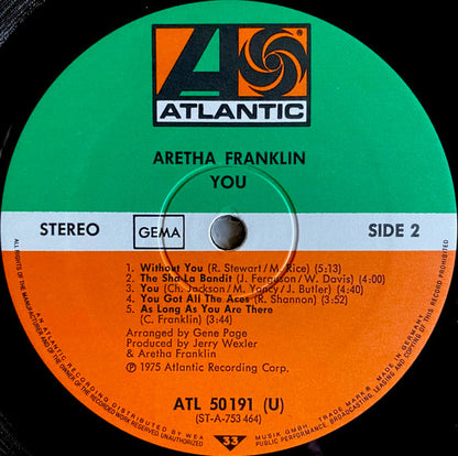 Aretha Franklin : You (LP, Album)