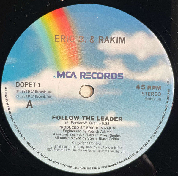 Eric B. & Rakim : Follow The Leader (12")