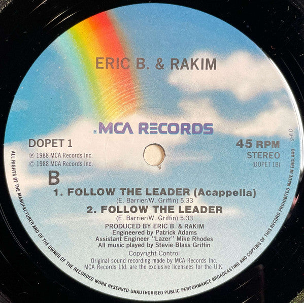 Eric B. & Rakim : Follow The Leader (12")