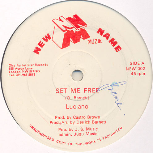 Luciano (2) : Set Me Free (12")