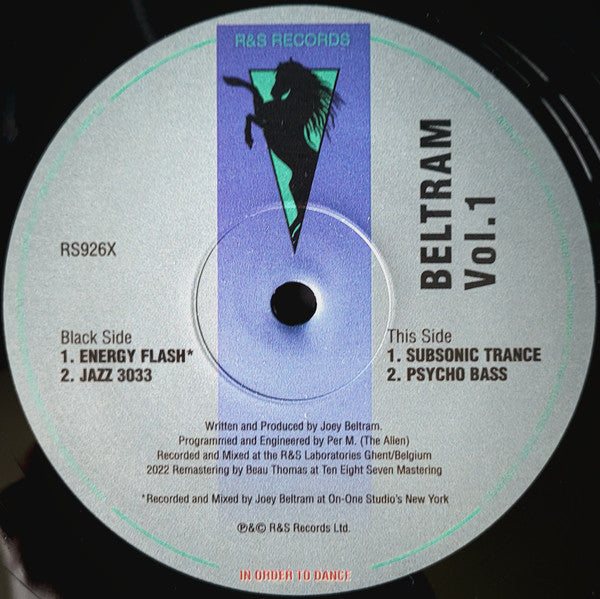 Joey Beltram : Beltram Vol. 1 (12", RE, RM)