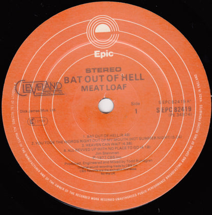 Meat Loaf : Bat Out Of Hell (LP, Album)