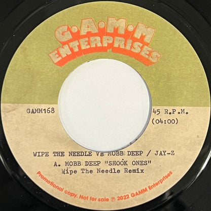 Wipe The Needle Vs Mobb Deep / Jay-Z : Shook Ones / Ignorant Shit (7")