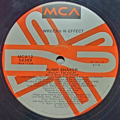 Wrecks-N-Effect : Rump Shaker (12", Single)