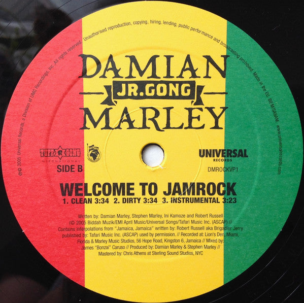 Damian "Jr. Gong" Marley* : Welcome To Jamrock (12")