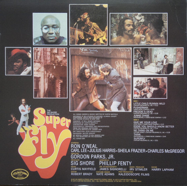 Curtis Mayfield : Super Fly (LP, Album, RE)
