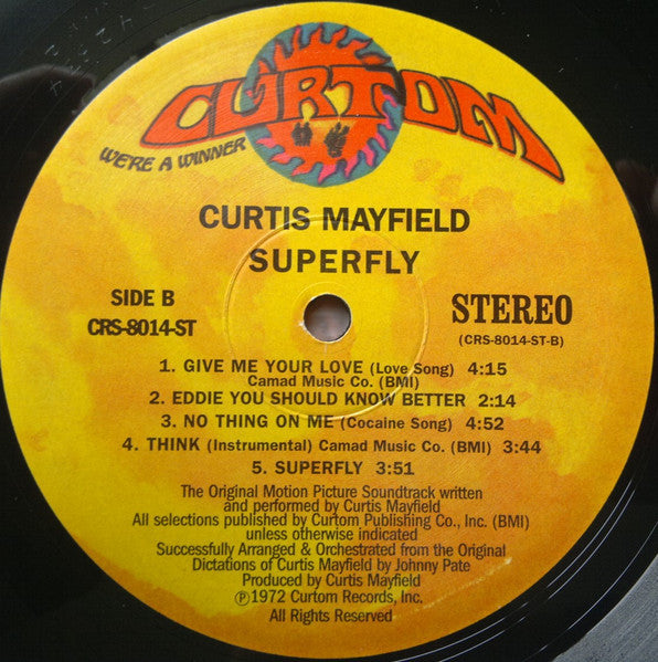 Curtis Mayfield : Super Fly (LP, Album, RE)
