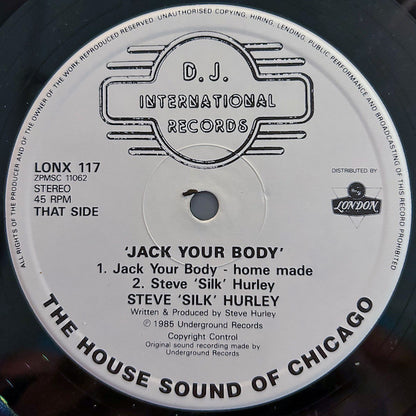 Steve 'Silk' Hurley* : Jack Your Body (12", Single, PRS)