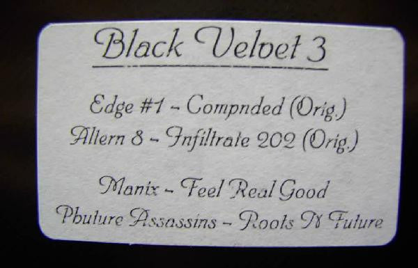 Various : Black Velvet 3 (12", Unofficial, W/Lbl)
