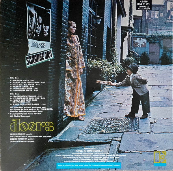 The Doors : Strange Days (LP, Album, RE)