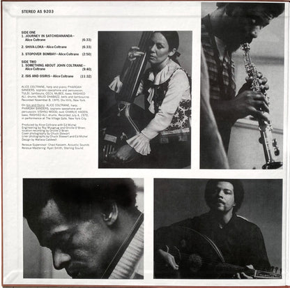 Alice Coltrane Featuring Pharoah Sanders : Journey In Satchidananda (LP, Album, RE, 180)
