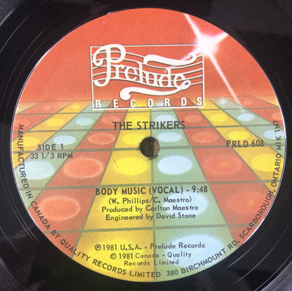The Strikers : Body Music (12")