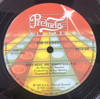 The Strikers : Body Music (12")