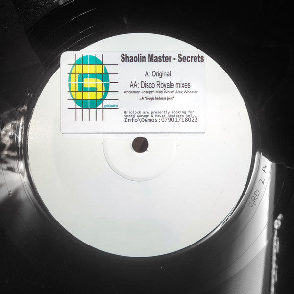 Shaolin Master : Secrets (12", W/Lbl, Sti)