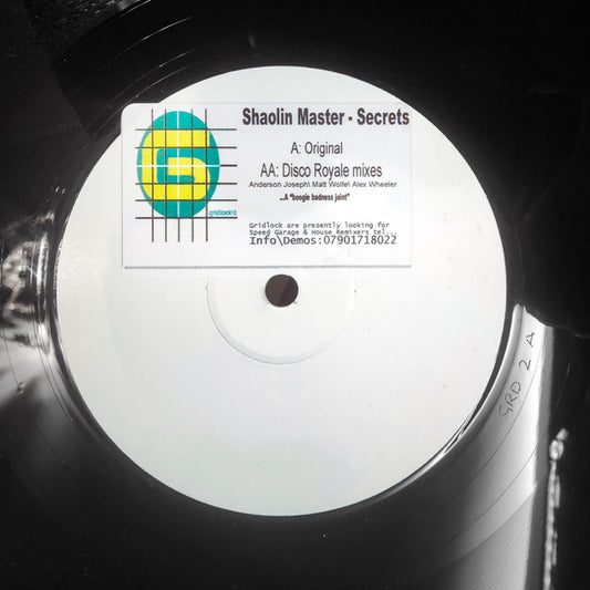 Shaolin Master : Secrets (12", W/Lbl, Sti)