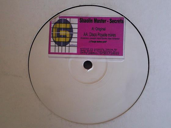 Shaolin Master : Secrets (12", W/Lbl, Sti)