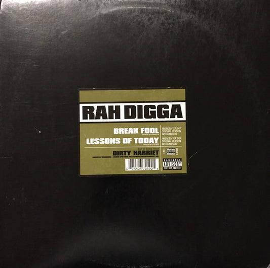 Rah Digga : Break Fool / Lessons Of Today (12")