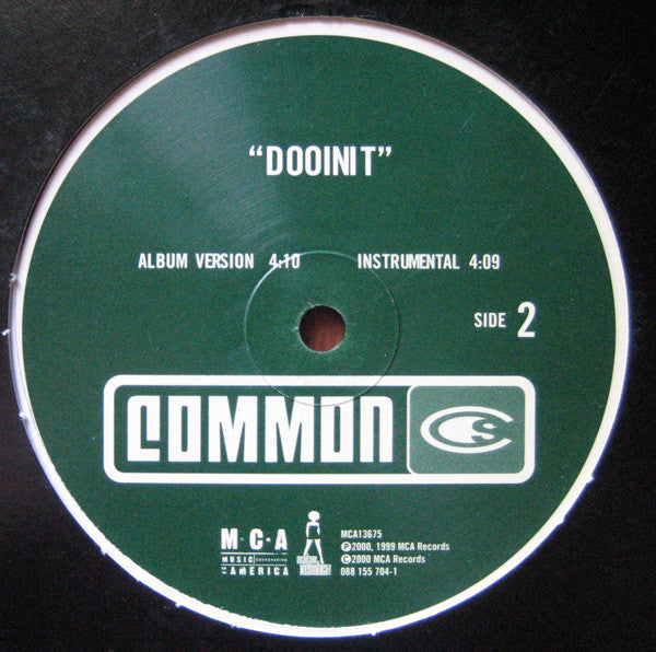 Common : The 6th Sense / Dooinit (12")