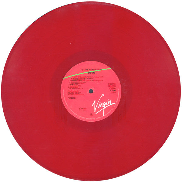 Devo : Q: Are We Not Men? A: We Are Devo! (LP, Album, Red)