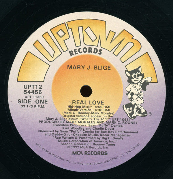Mary J. Blige : Real Love (12")