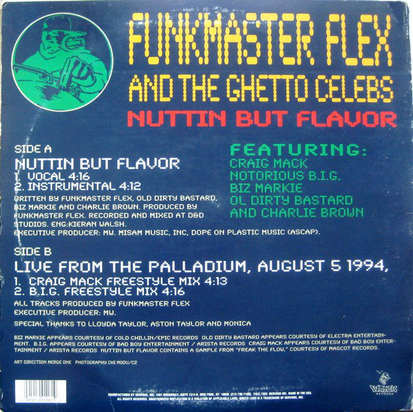 Funkmaster Flex And The Ghetto Celebs* : Nuttin But Flavor (12", Single)