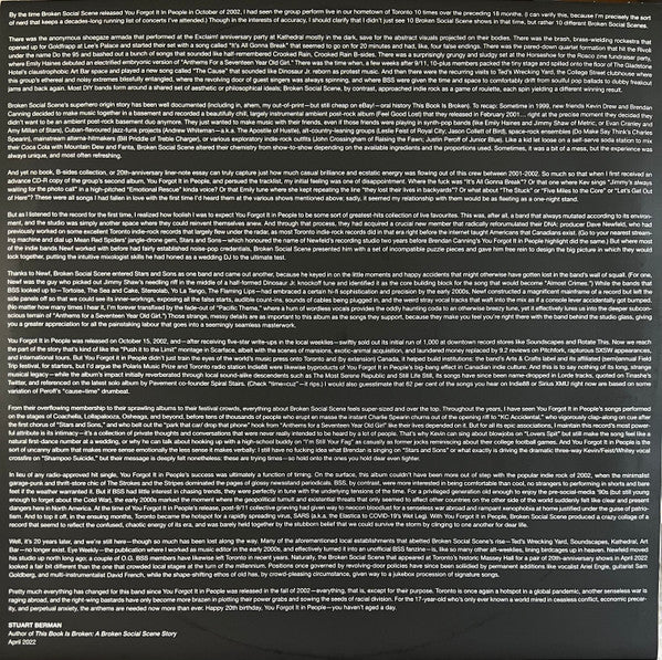 Broken Social Scene : You Forgot It In People (2xLP, Album, RSD, Ltd, RE, Cob)