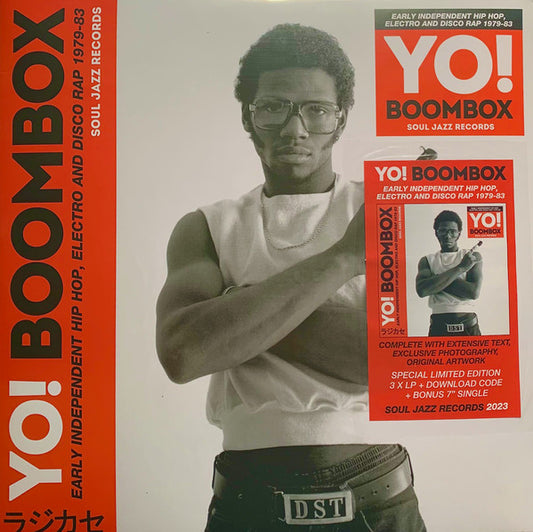 Various : Yo! Boombox (Early Independent Hip Hop, Electro And Disco Rap 1979-83) (3xLP, Comp + 7", Single, Ltd)