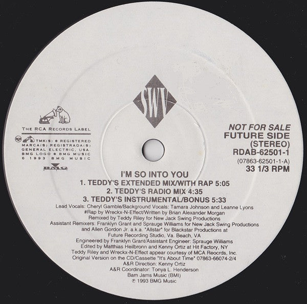 SWV : I'm So Into You (12", Promo)