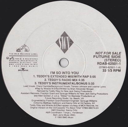 SWV : I'm So Into You (12", Promo)