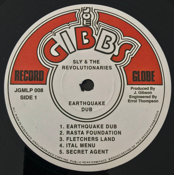 The Revolutionaries : Earthquake Dub (LP, Album, RE)