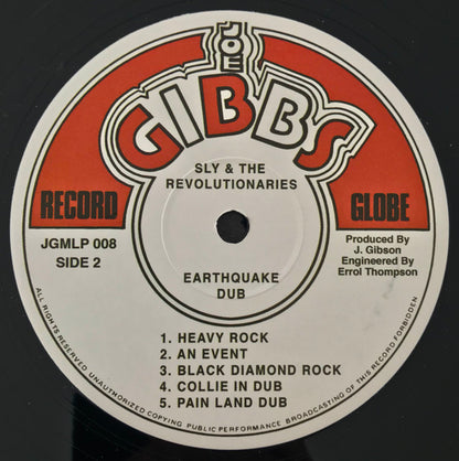 The Revolutionaries : Earthquake Dub (LP, Album, RE)