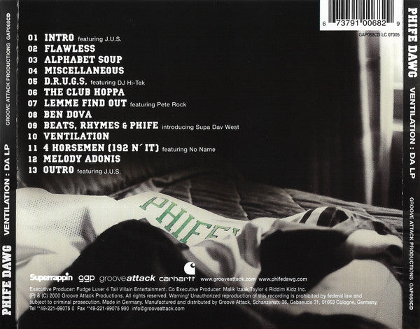 Phife Dawg : Ventilation:  Da LP (CD, Album)