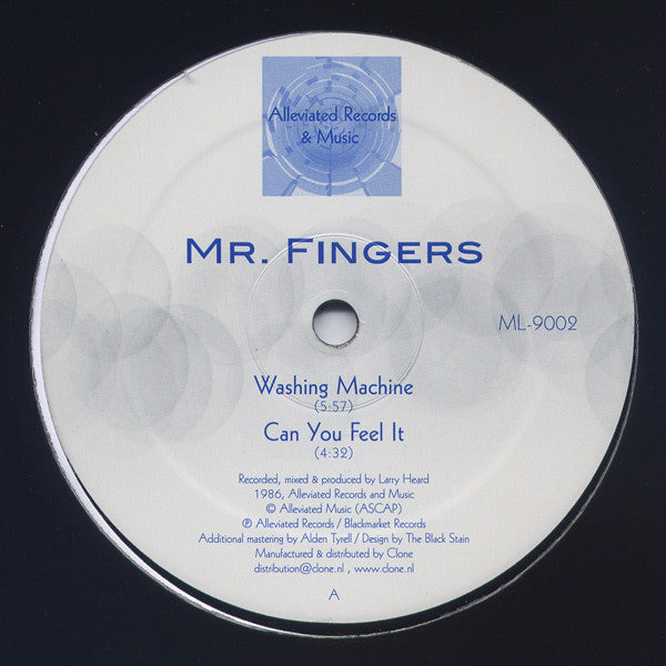 Mr. Fingers : Washing Machine / Can You Feel It (12", RE, RM)