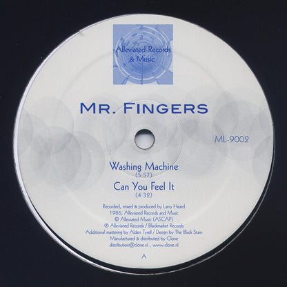 Mr. Fingers : Washing Machine / Can You Feel It (12", RE, RM)